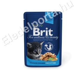 Brit Premium Cat Chicken Chunks for Kitten 24x100 g 2.4 kg