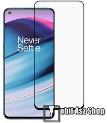 RURIHAI OnePlus Nord CE 5G, RURIHAI üvegfólia, Full glue, Full cover, 0, 26mm, 9H, Fekete