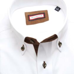 Willsoor pentru bărbați clasic tricouri (înălțime 188-194) 7725 în albe culoare cu editare ușor îngrijire