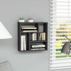 vidaXL Raft de perete, gri, 45, 1x16x45, 1 cm, PAL (802950) Raft