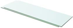 vidaXL Rafturi, 2 buc. , 60 x 15 cm, panouri sticlă transparentă (3051563) Raft