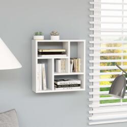 vidaXL Raft de perete, alb, 45, 1 x 16 x 45, 1 cm, PAL (802948) Raft