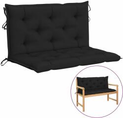 vidaXL Pernă bancă de grădină, negru, 100 cm, material oxford (314999)