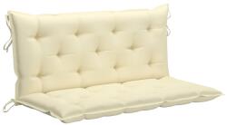 vidaXL Pernă bancă de grădină, alb crem, 120 cm, material oxford (315006)