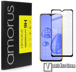Amorus Xiaomi Poco M3, Redmi 9T, Redmi 9 Power, AMORUS üvegfólia, Full glue, Full cover, 0, 3mm, 9H, Fekete - mobilasz - 6 079 Ft