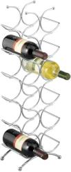 Zeller Suport sticle vin Zeller Tower, otel cromat, 25 x 15.5 x 67.5 cm Suport sticla vin