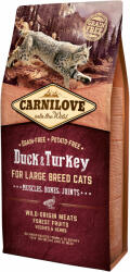 CARNILOVE Cat Duck&Turkey Large - Kacsa&Pulyka - Muscles, Bones, Joints 6kg