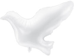 PartyDeco Balon din folie - Porumbel alb 77 x 66 cm