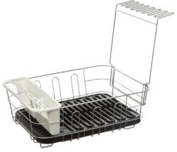 5five Simple Smart Scurgator vase Neo Black, otel cromat, 44x36x16cm Uscator vase