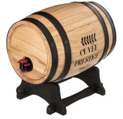 Secret De Gourmet Butoi vin SG, cu robinet, lemn, 5.5 litri Suport sticla vin