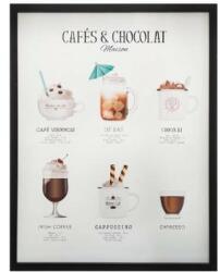 Atmosphera Createur D'interieur Tablou Chocolate, geam sticla, rama MDF, 32x42 cm