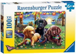 Ravensburger Kutyus piknik XXL puzzle 100 db-os (12886)