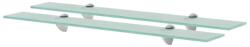 vidaXL Rafturi suspendate, 2 buc. , 70 x 10 cm, sticlă, 8 mm (3051498) Raft