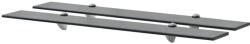 vidaXL Rafturi suspendate, 2 buc. , 80 x 20 cm, sticlă, 8 mm (3051531) Raft