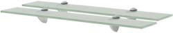 vidaXL Rafturi suspendate, 2 buc. , 60 x 10 cm, sticlă, 8 mm (3051513) Raft