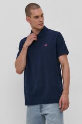 Levi's poló sötétkék, férfi, sima - sötétkék M - answear - 13 990 Ft