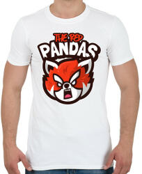 printfashion The Red Pandas - Férfi póló - Fehér (5137522)