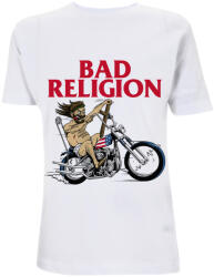 NNM Tricou bărbați Bad Religion - American Jesus - White Heavy - RTBADTSWAME