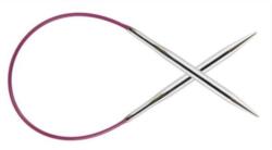 KnitPro Nova Metal - fém fix körkötőtű - 25cm - 3.5mm