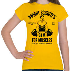 printfashion DS Hit the gym - Női póló - Sárga (5111194)