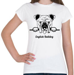 printfashion English Bulldog - Női póló - Fehér (5115135)