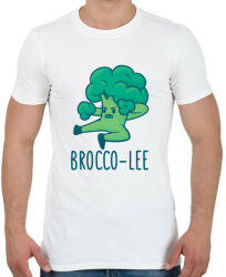 printfashion Brocco Lee - Férfi póló - Fehér (5096517)