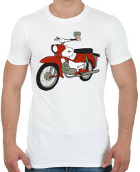 printfashion Simson Star - Férfi póló - Fehér (5100250)