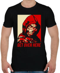 printfashion Get over here - Férfi póló - Fekete (5091669)