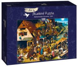 Bluebird Puzzle Pieter Bruegel - Netherlandish Proverbs 1000 db-os (60028)