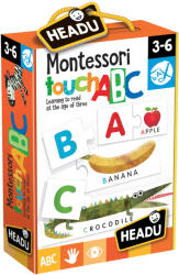 Headu Montessori - Joc Tactil Abc (HE20942) - roua