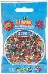 Hama 2000 margele Hama MINI in pungulita - culori uzuale (Ha501-00)