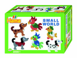 Hama ANIMALE MICI - 2000 margele HAMA MIDI in cutie cadou MIC (Ha3506)