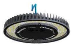 Palazzoli Meta150 Lampa Suspendata Dali 84led 117w Diffusor Glass Optic Beam Angle Medium Ip66/67 (810631da)