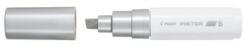 Pilot Marker cu vopsea Pilot Pintor B argintiu 8 mm varf tesit (PSW-PT-BS)