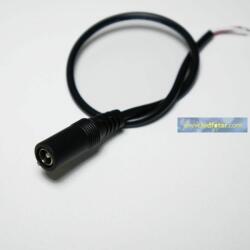 TOPMET 12V DC 5, 5/2, 1 csatlakozó ANYA 15 cm vezetékkel SlightLED (SL LEDSZ312)