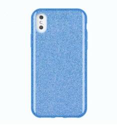 Husa de protectie, Glitter Case, Huawei Y7 Prime (2018), Albastru