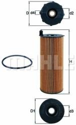 MAHLE Filtru ulei MAHLE OX 254D2 (OX 254D2) - automobilus