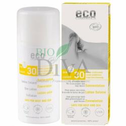 eco cosmetics Loțiune fluidă cu protecție solară SPF 30 cu goji și rodie Eco Cosmetics 100ml