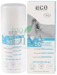 eco cosmetics Loțiune fluidă de protecție solară SPF 50 fără parfum Eco Cosmetics 100ml