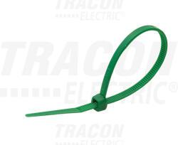 Tracon Electric Tracon 170Z, Normál kábelkötegelő, zöld 203×3, 6mm, D=2-52mm, PA6.6 (170Z)