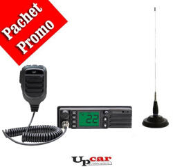 PNI Statie radio CB PNI Escort HP 9500 ASQ, 12V 24V, mufa de bricheta inclusa + Antena radio CB PNI ML160 lungime 155cm + Baza magnetica (PNI-HP9500 + PNI-ML160) Statii radio