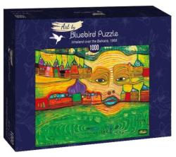 Bluebird Puzzle Hundertwasser - Irinaland over the Balkans 1969 1000 db-os (60063)