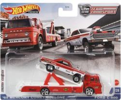 Mattel Team Transport - 65 Mercury Comet Cyclone és Ford C-800 (GRK59)
