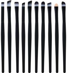 Lewer Set pensule profesionale de machiaj, 10 buc, negru - Lewer