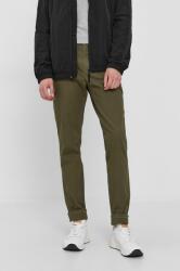 Sisley Pantaloni bărbați, culoarea verde, model drept PPY8-SPM0KR_91X