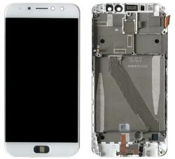 NBA001LCD1007964 Asus Zenfone 4 Selfie Pro ZD552KL fehér LCD kijelző érintővel kerettel előlap (NBA001LCD1007964)