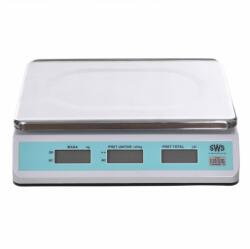 SWS Cantar comercial SWS RTS-02 (PH) 6/15/30 KG - Fara conectare - Acumulator (Capacitate cantarire - 15 Kg)