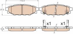 TRW set placute frana, frana disc TRW GDB3568 (GDB3568) - automobilus
