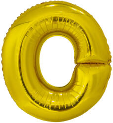 Riethmüller Fólia léggömb, "O" betű, arany, 86 cm