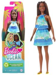 Mattel Barbie - Loves The Ocean 50 Évfordulós Barna Hajú Kék Ruhás Baba (GRB37)